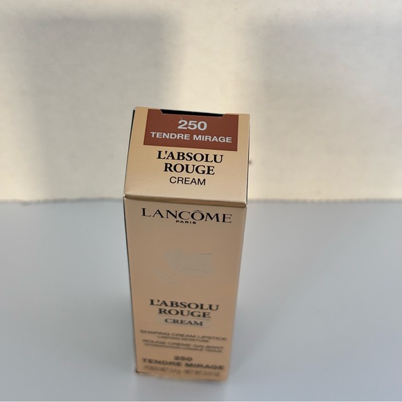 Lancôme L'Absolu Rouge Cream Lipstick 250 Tendre Mirage - Peachy Nude - Picture 7 of 8